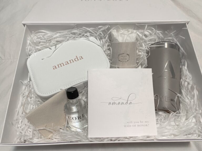 bridal proposal box